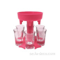 Dryck Dispenser - 6 skottglasögon dispenser set